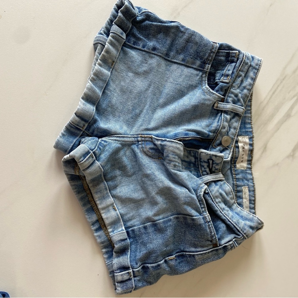 PacSun Blue Jean Shorts Classic Design